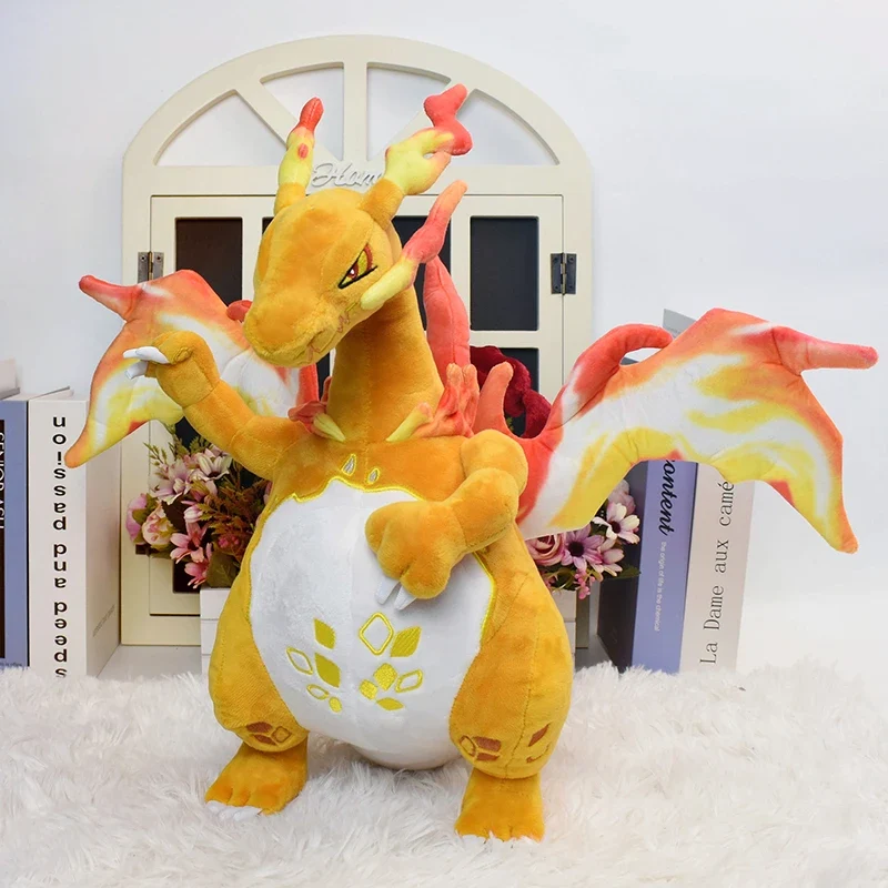 Peluche Pokémon Charizard de différentes formes, Mega Y, Mega X, irisé et bien plus encore.