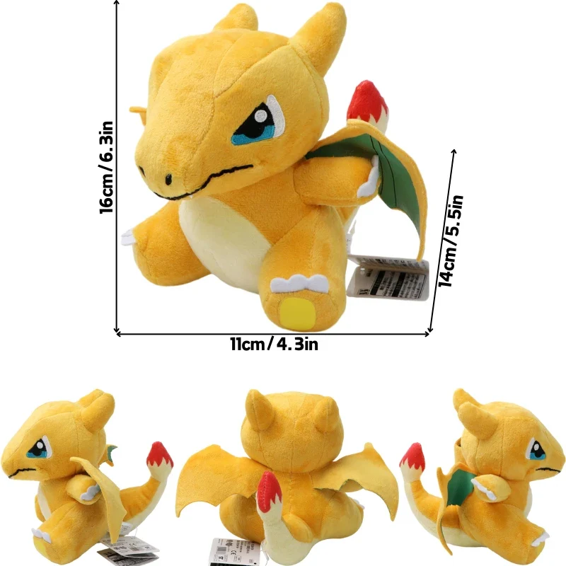 Peluche Pokémon Charizard de différentes formes, Mega Y, Mega X, irisé et bien plus encore.