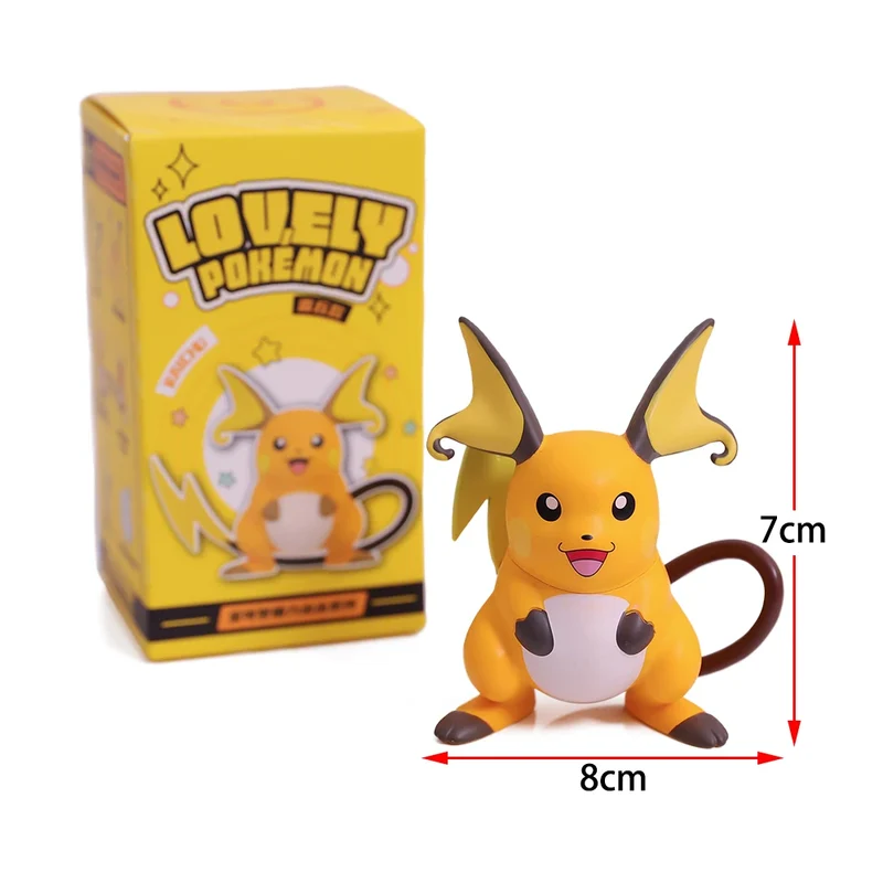 Figurines Pokemon Kawaii Pikachu Raichu Mimigma Togedemaru ou Pichu