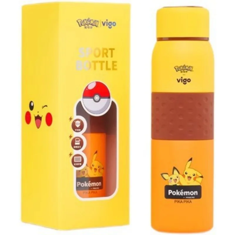 Bouteille d'eau Pokemon Pikachu de 500 ml pour l'école des enfants