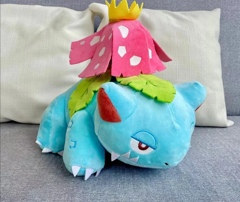 Peluches Pokémon Bulbasaur Bulbasaur, Bisaflor Venusaur ou Bisaknosp Ivysaur (env. 25 cm à 30 cm)