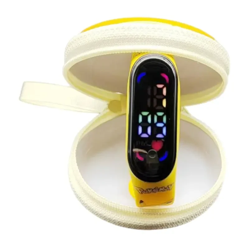 Montre numérique Pokémon Pikachu avec coffret cadeau pour enfants