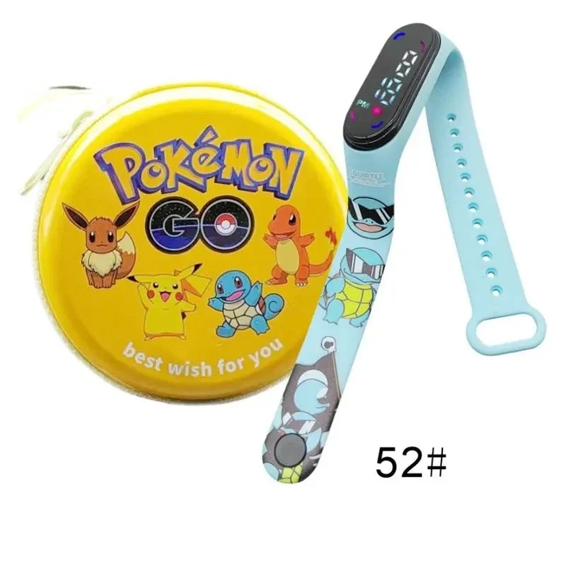 Montre numérique Pokémon Pikachu avec coffret cadeau pour enfants
