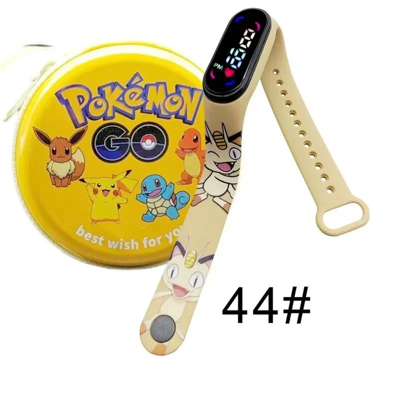 Montre numérique Pokémon Pikachu avec coffret cadeau pour enfants