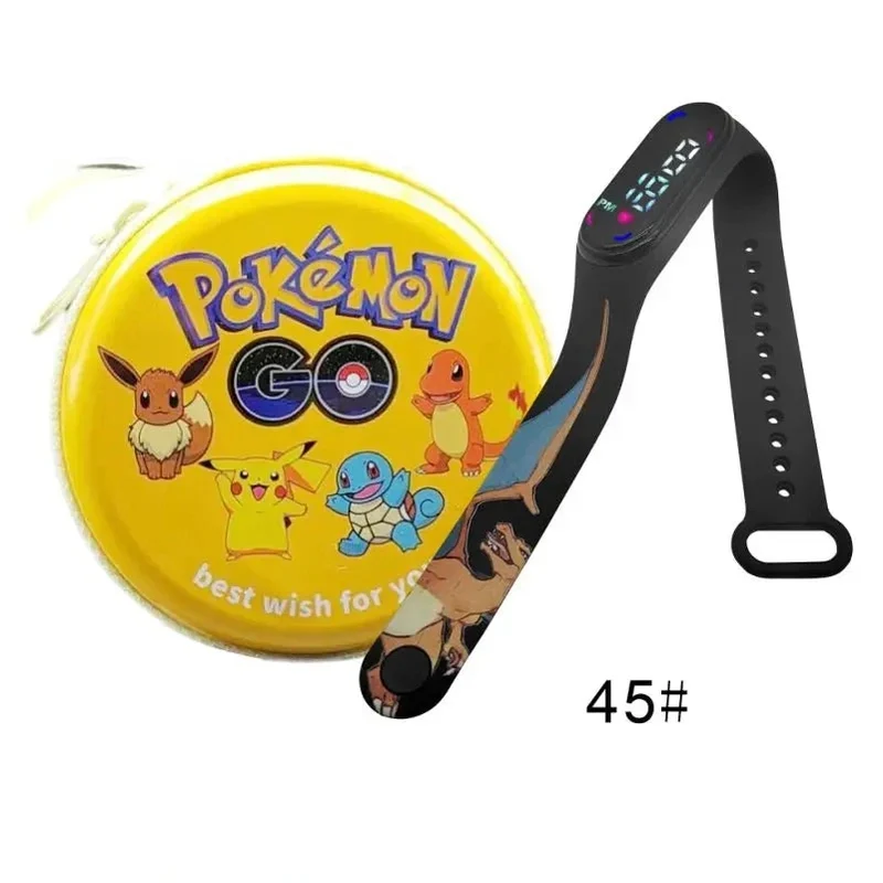 Montre numérique Pokémon Pikachu avec coffret cadeau pour enfants