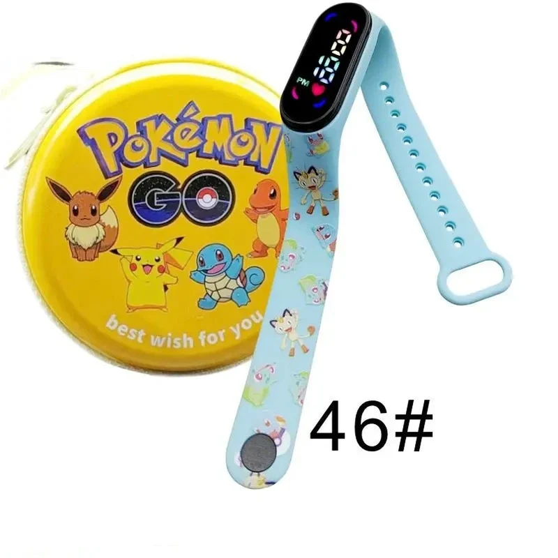Montre numérique Pokémon Pikachu avec coffret cadeau pour enfants