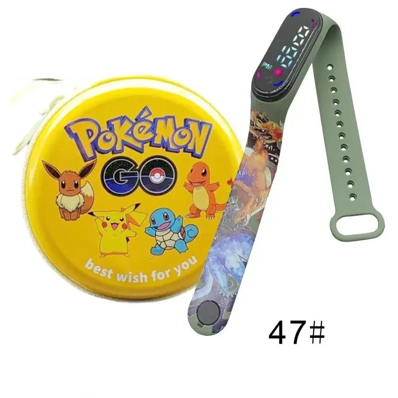 Montre numérique Pokémon Pikachu avec coffret cadeau pour enfants