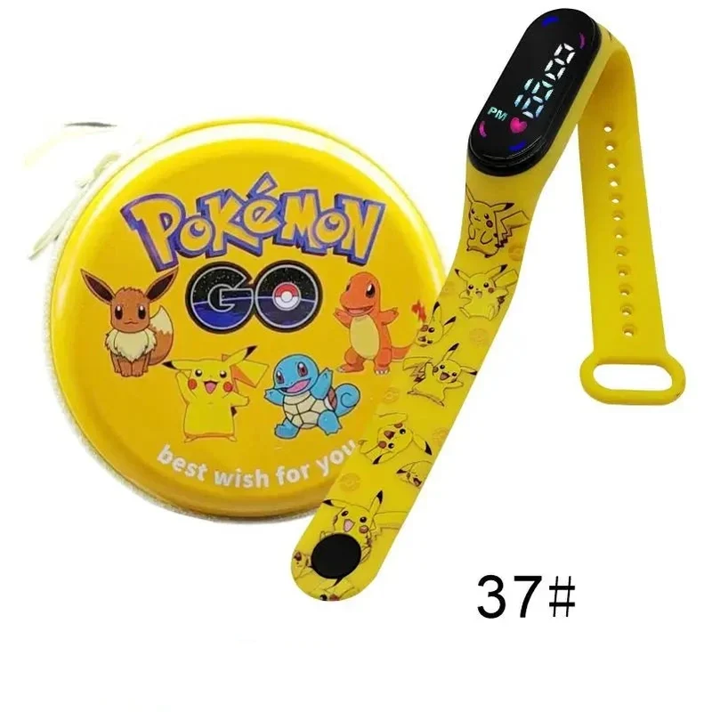 Montre numérique Pokémon Pikachu avec coffret cadeau pour enfants