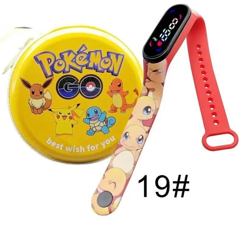Montre numérique Pokémon Pikachu avec coffret cadeau pour enfants