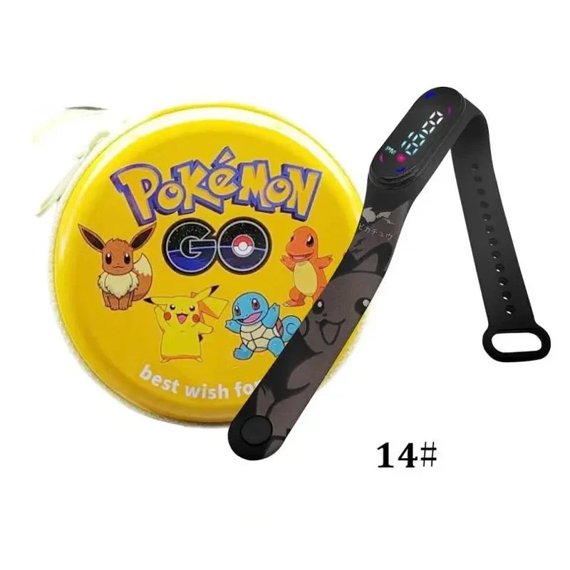 Montre numérique Pokémon Pikachu avec coffret cadeau pour enfants