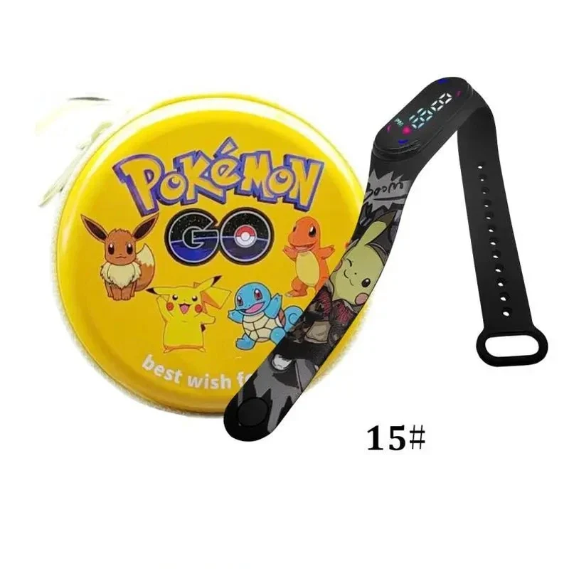 Montre numérique Pokémon Pikachu avec coffret cadeau pour enfants