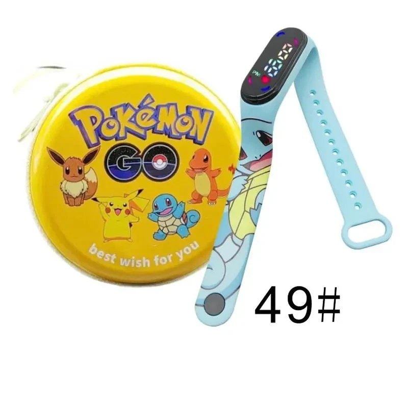 Montre numérique Pokémon Pikachu avec coffret cadeau pour enfants
