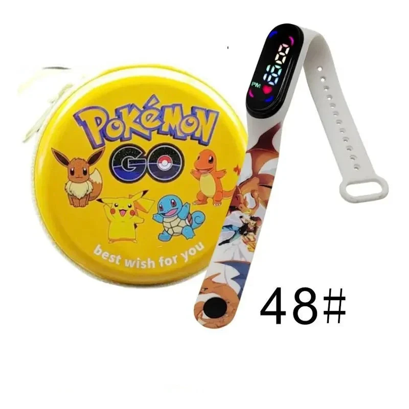 Montre numérique Pokémon Pikachu avec coffret cadeau pour enfants