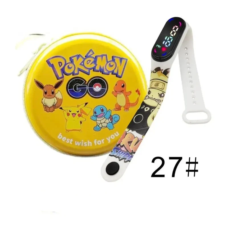 Montre numérique Pokémon Pikachu avec coffret cadeau pour enfants