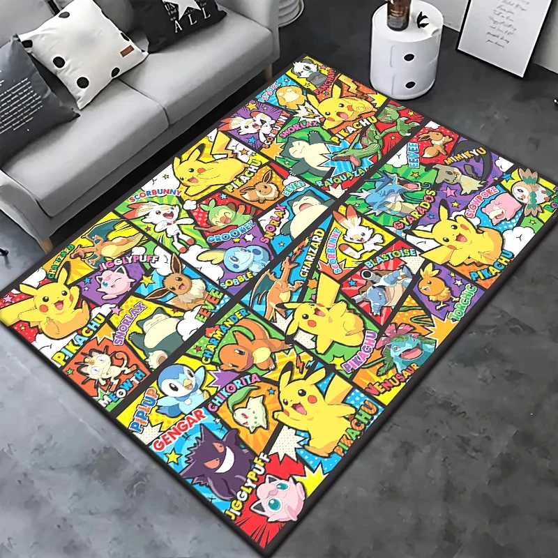 Tapis Pokémon (rectangle) en différentes tailles et motifs