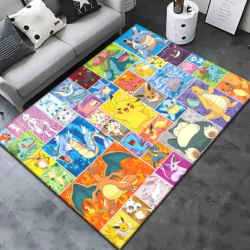 Tapis Pokémon (rectangle) en différentes tailles et motifs