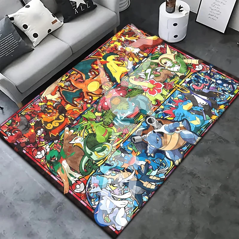 Tapis Pokémon (rectangle) en différentes tailles et motifs