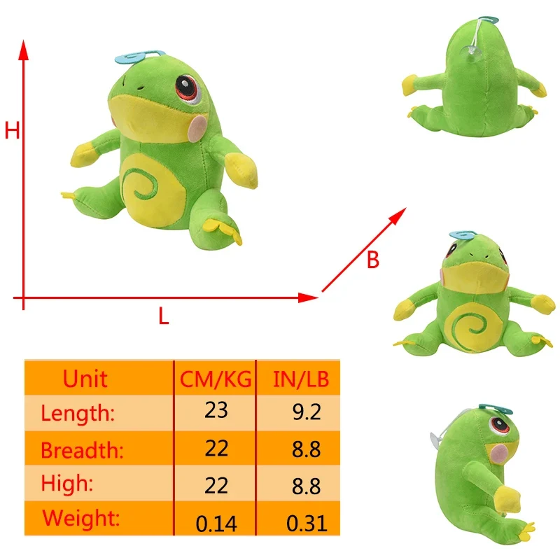 Peluches Pokemon Quappo Quapsel Quaputzi ou Quaxo