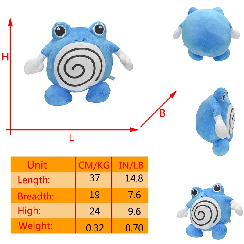 Peluches Pokemon Quappo Quapsel Quaputzi ou Quaxo