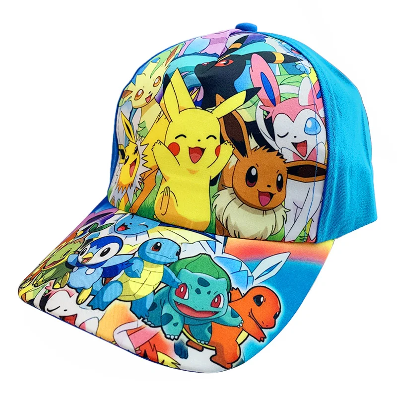 Casquettes de baseball Pokémon dans de nombreux motifs Pikachu