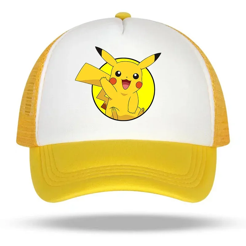 Casquettes de baseball d'été cool avec motifs Pikachu et Pokémon