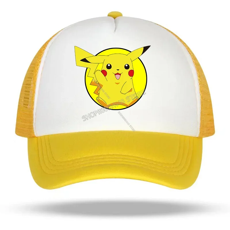 Casquettes de baseball d'été cool avec motifs Pikachu et Pokémon