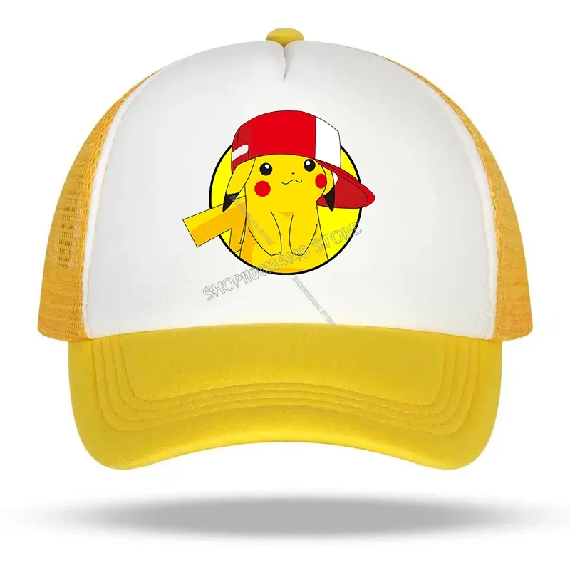 Casquettes de baseball d'été cool avec motifs Pikachu et Pokémon