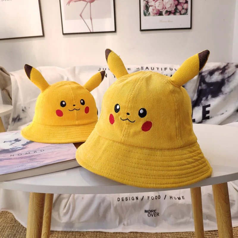 Chapeaux et casquettes d'été Pikachu pour enfants ou adultes