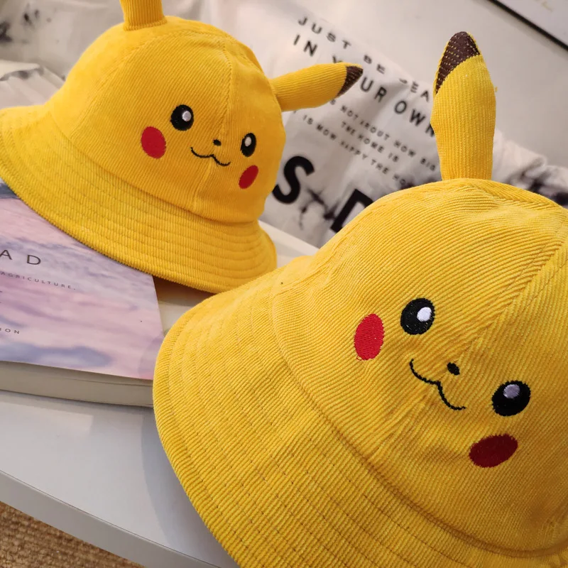 Chapeaux et casquettes d'été Pikachu pour enfants ou adultes