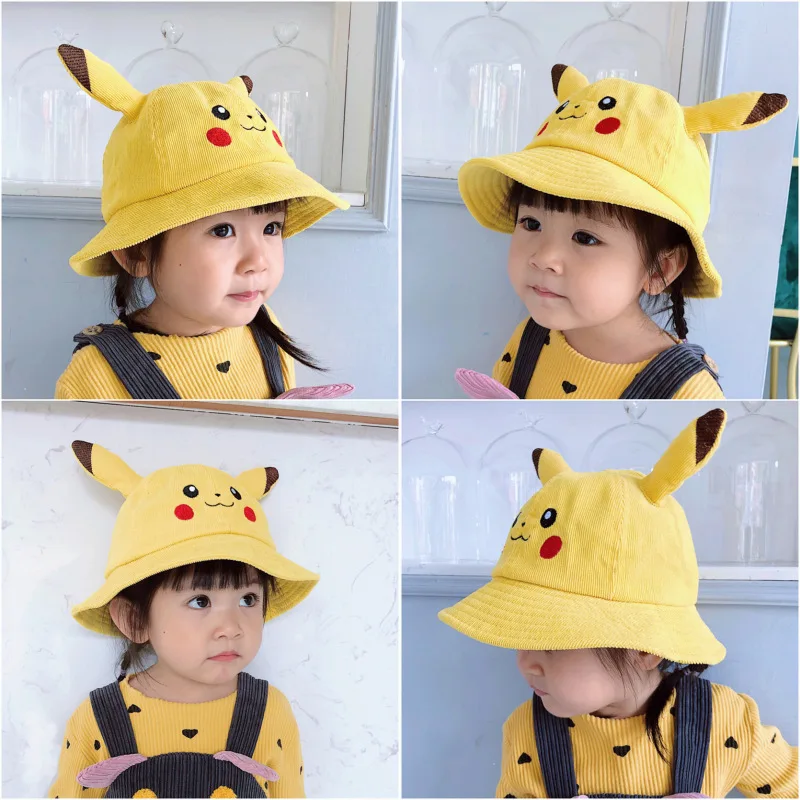 Chapeaux et casquettes d'été Pikachu pour enfants ou adultes