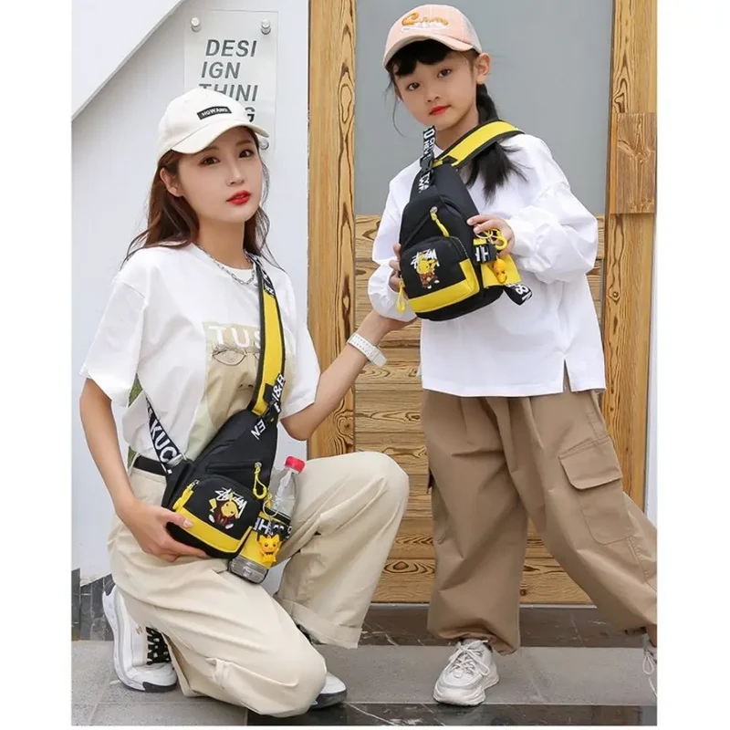 Sac à bandoulière élégant pour enfants au look Pikachu