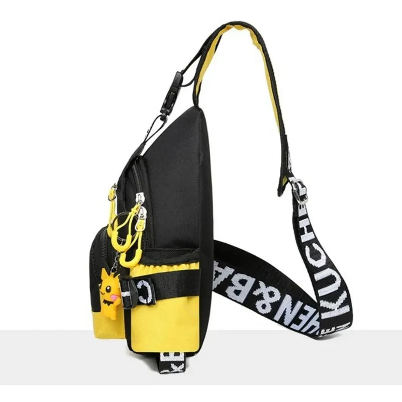 Sac à bandoulière élégant pour enfants au look Pikachu