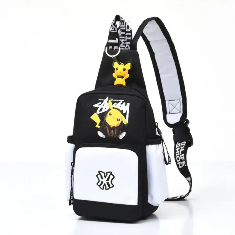 Sac à bandoulière élégant pour enfants au look Pikachu