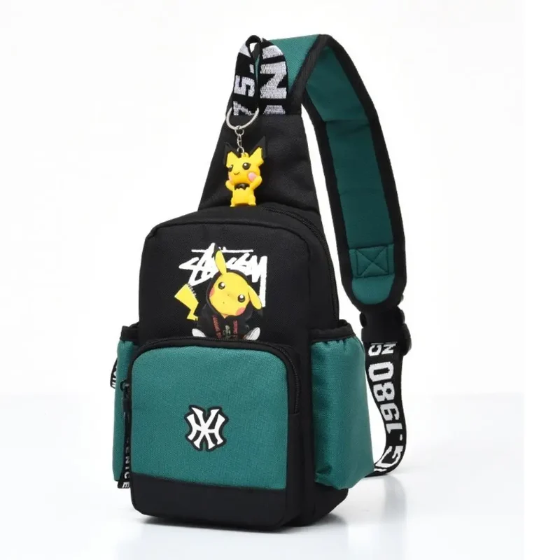 Sac à bandoulière élégant pour enfants au look Pikachu