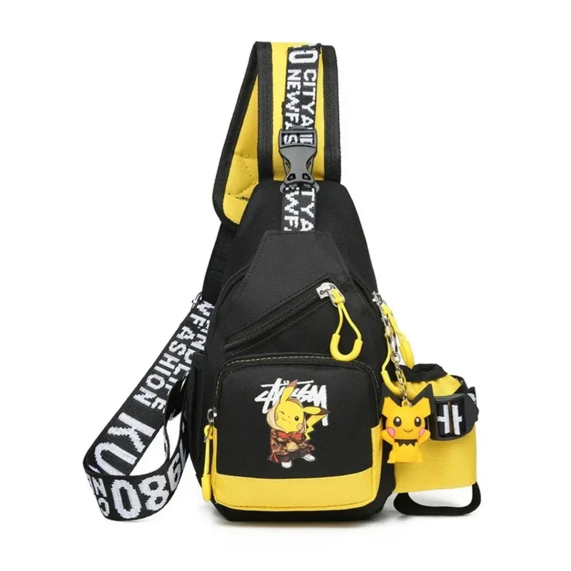 Sac à bandoulière élégant pour enfants au look Pikachu