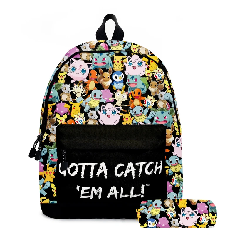 Sac à dos Pikachu avec trousse dans un ensemble pratique