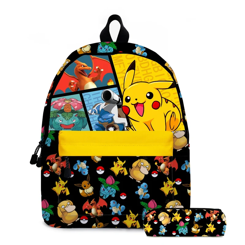 Sac à dos Pikachu avec trousse dans un ensemble pratique