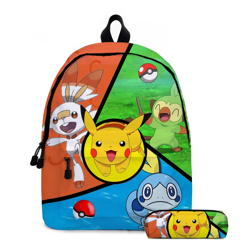 Sac à dos Pikachu avec trousse dans un ensemble pratique