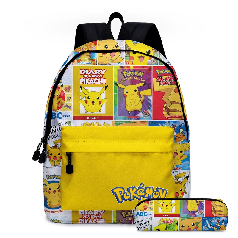 Sac à dos Pikachu avec trousse dans un ensemble pratique