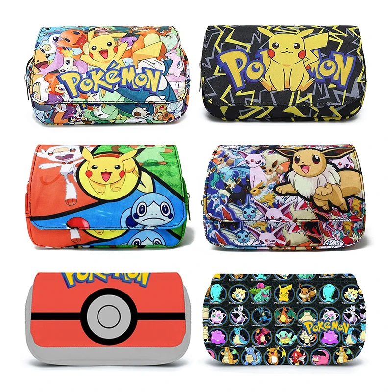 Trousse à crayons aux motifs Pokémon