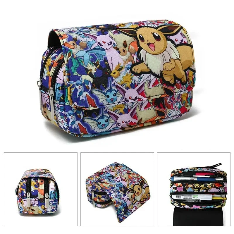 Trousse à crayons aux motifs Pokémon