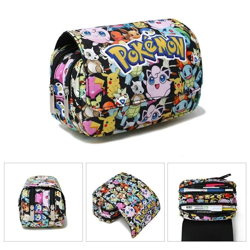 Trousse à crayons aux motifs Pokémon