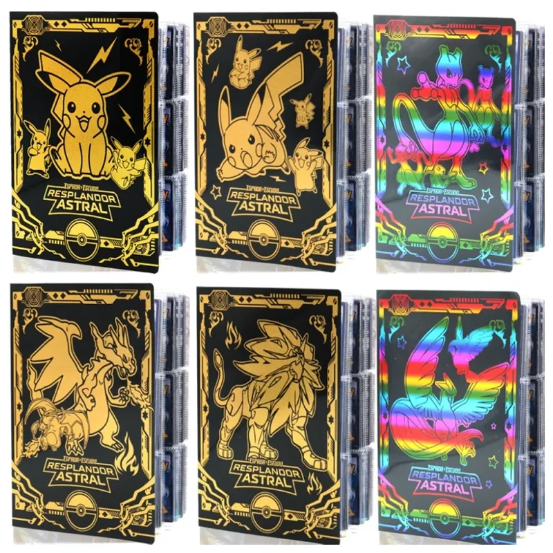 Grand album de collection pouvant contenir jusqu'à 432 cartes Pokémon