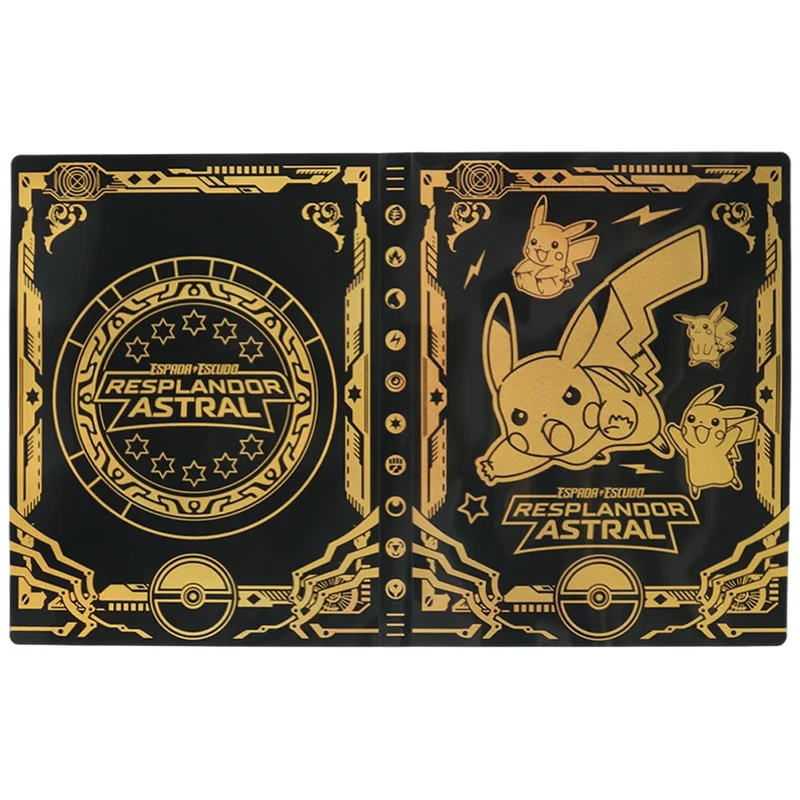Grand album de collection pouvant contenir jusqu'à 432 cartes Pokémon