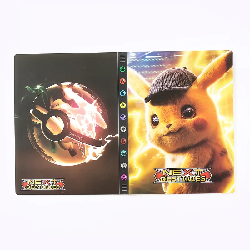 Grand album de collection pouvant contenir jusqu'à 432 cartes Pokémon