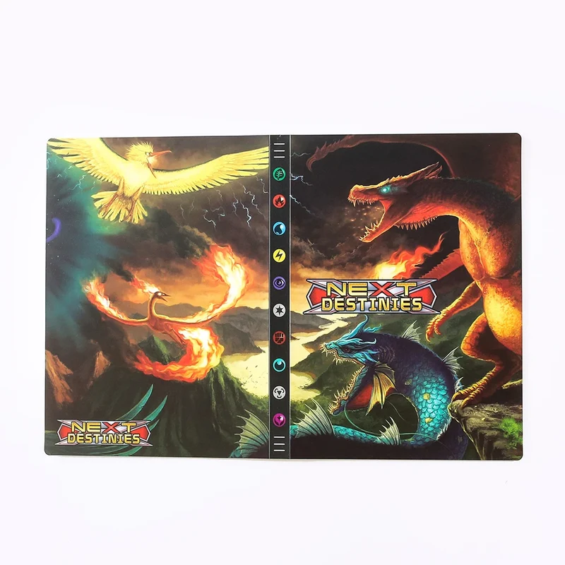 Grand album de collection pouvant contenir jusqu'à 432 cartes Pokémon