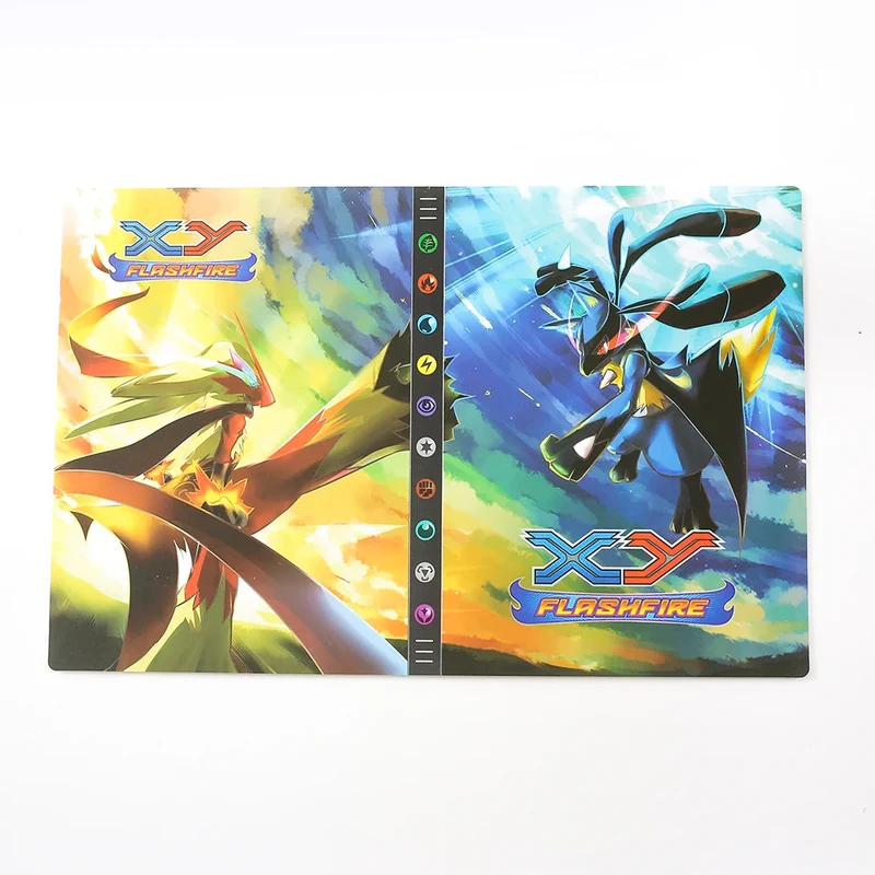 Grand album de collection pouvant contenir jusqu'à 432 cartes Pokémon