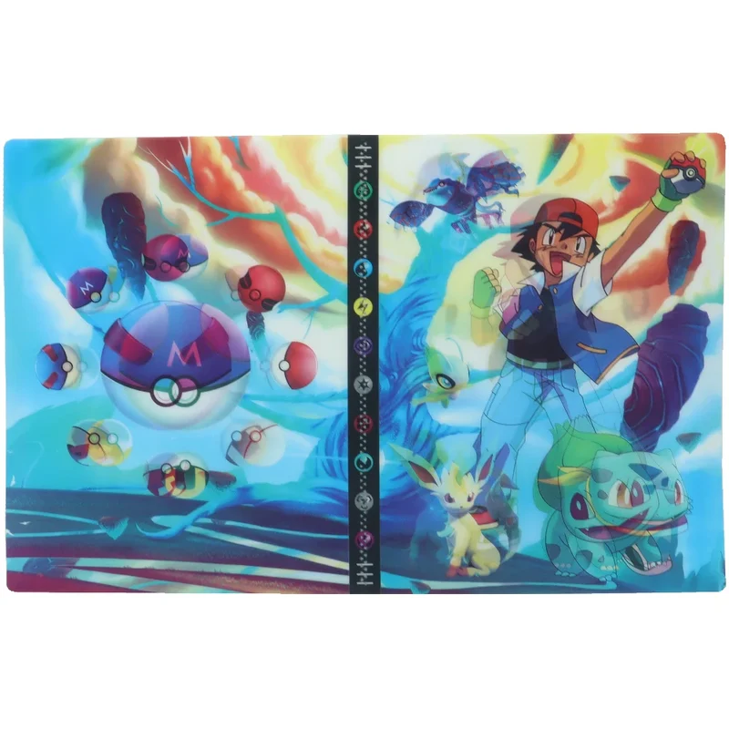 Grand album de collection pouvant contenir jusqu'à 432 cartes Pokémon