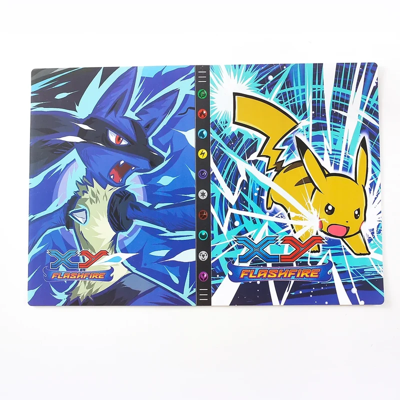 Grand album de collection pouvant contenir jusqu'à 432 cartes Pokémon