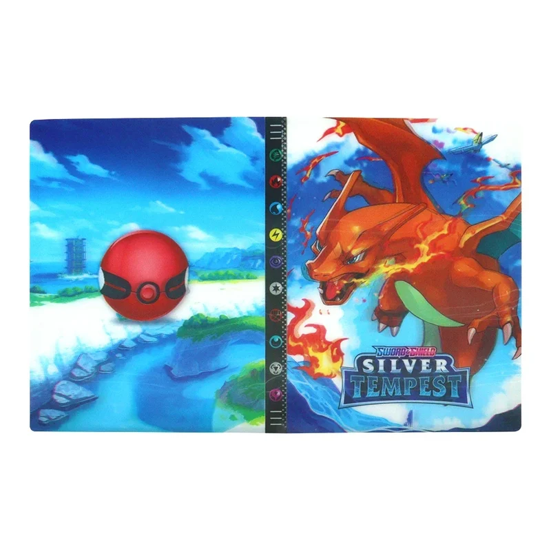 Grand album de collection pouvant contenir jusqu'à 432 cartes Pokémon
